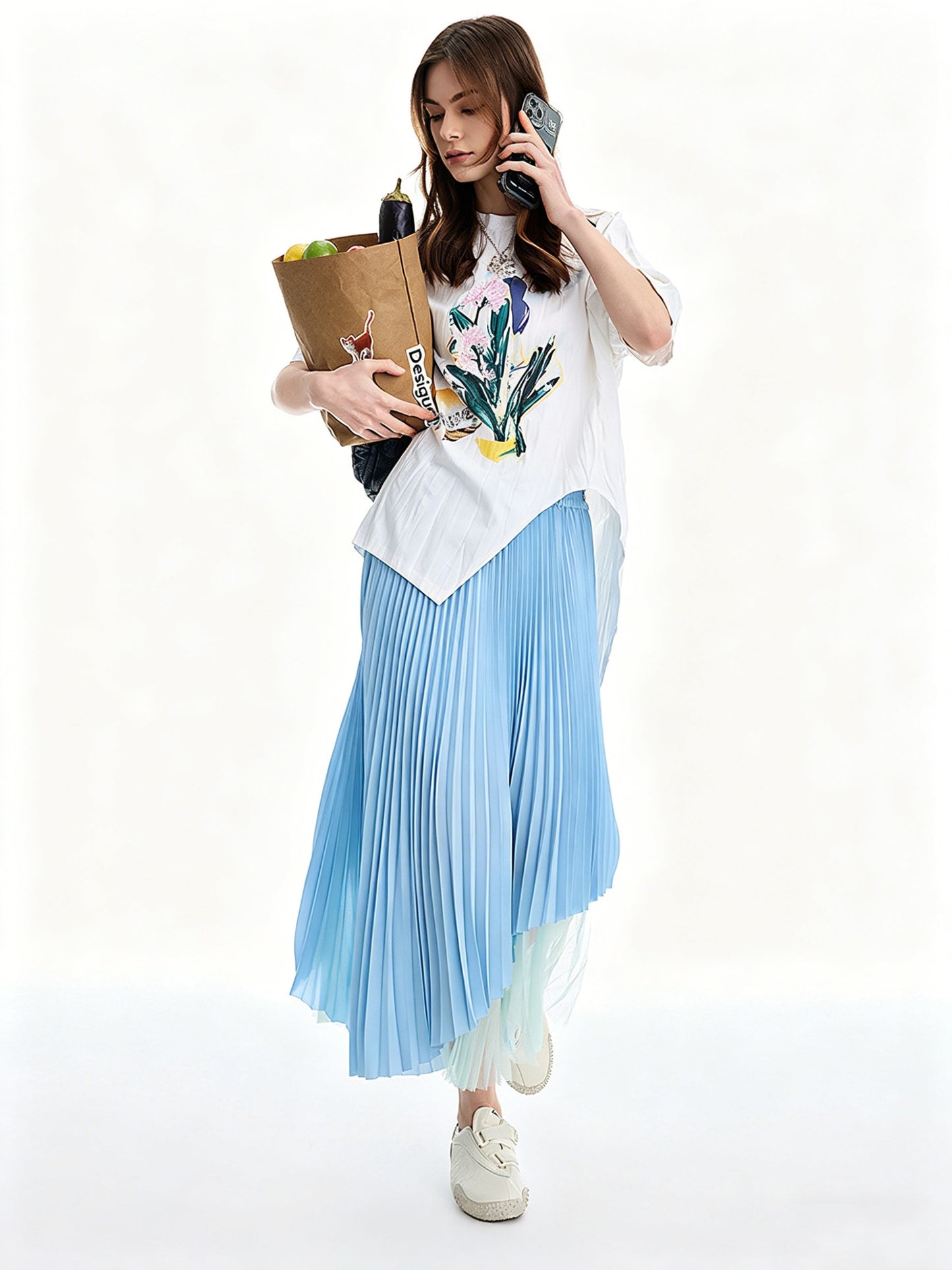 AYANAS Long-Sleeve Printed T-Shirt