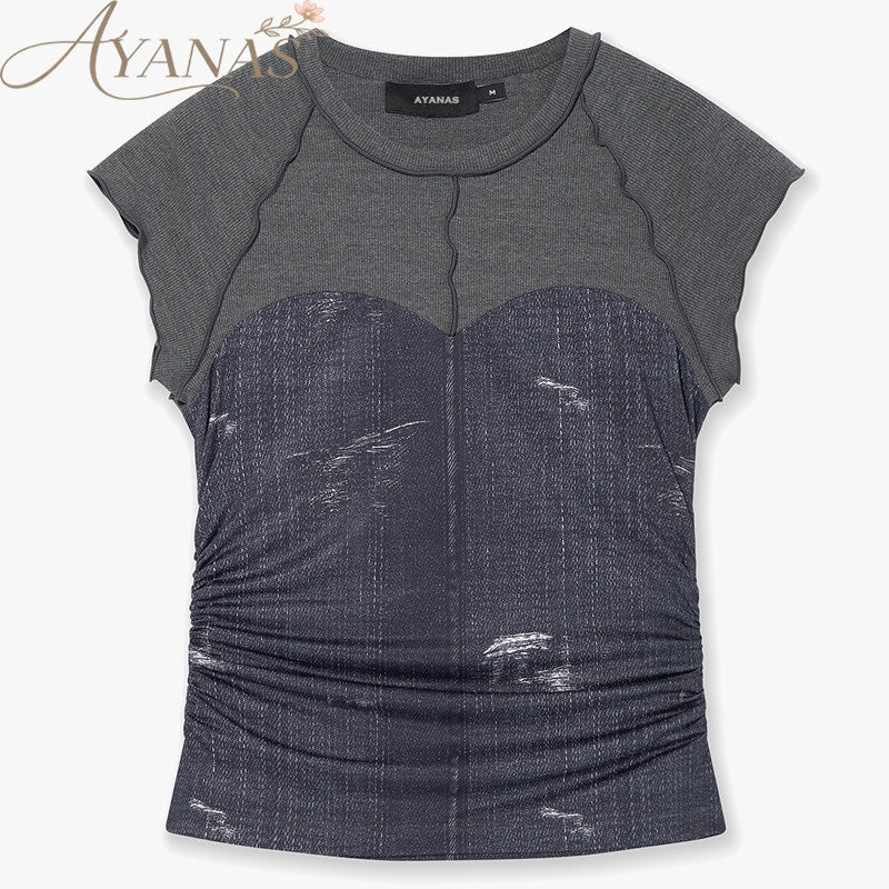 AYANAS Printed short-sleeve T-shirt