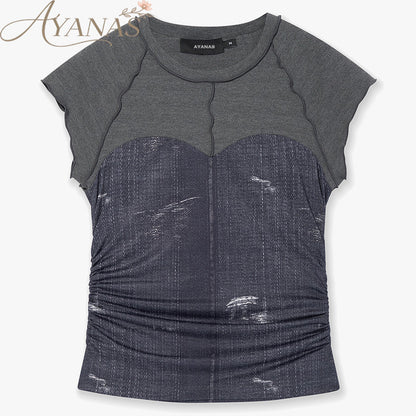 AYANAS Printed short-sleeve T-shirt
